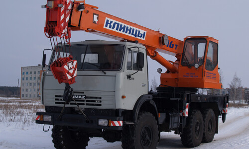 Аренда автокрана Клинцы КС-35719-7-02 вездеход 16 тонн