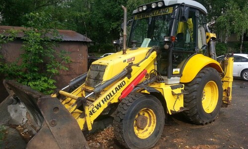 Аренда экскаватора-погрузчика New Holland B110