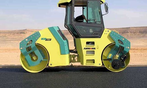 Аренда гладковальцового катка Ammann AV 70 X.