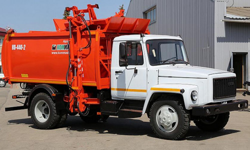 Мусоровоз КО-440-2 на шасси ГАЗ-3309