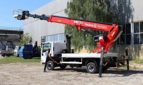 Автогидроподъемник Чайка-Socage T319 на шасси ГАЗ-33106