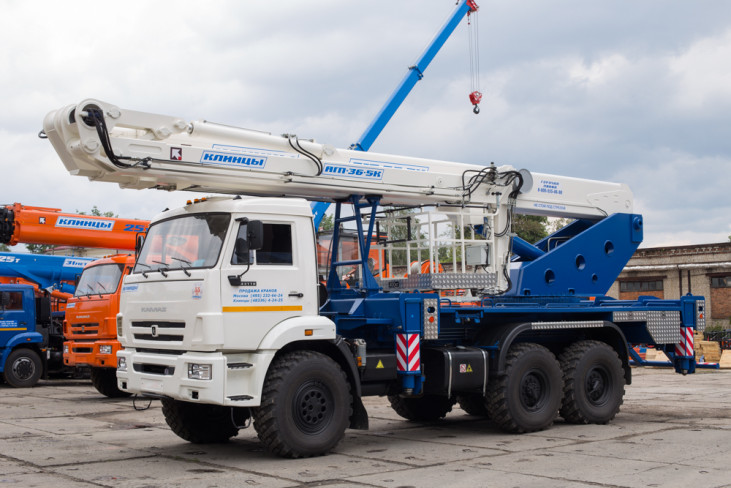 Аренда автовышки (автогидроподъемника) Клинцы АГП-36-5К