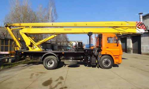 Автогидроподъемник ПЗГТ ПСС-121.28 Камаз-43253